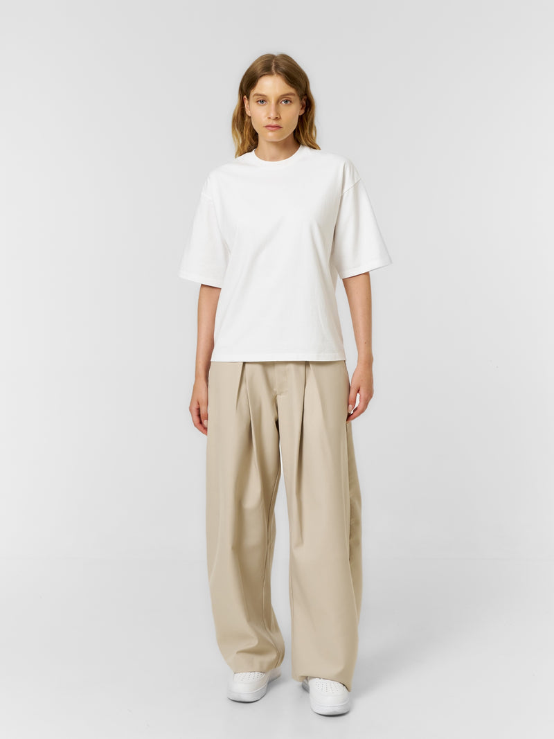 Plain Boxy T-shirt White