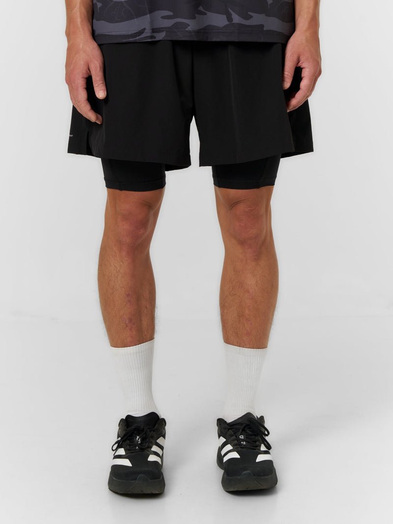 2-in-1 Shorts Black