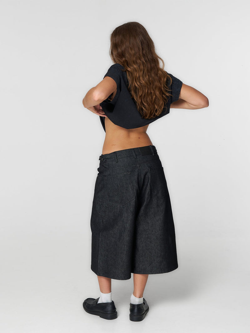Cut Off T-Shirt Washed Black - ATTODE