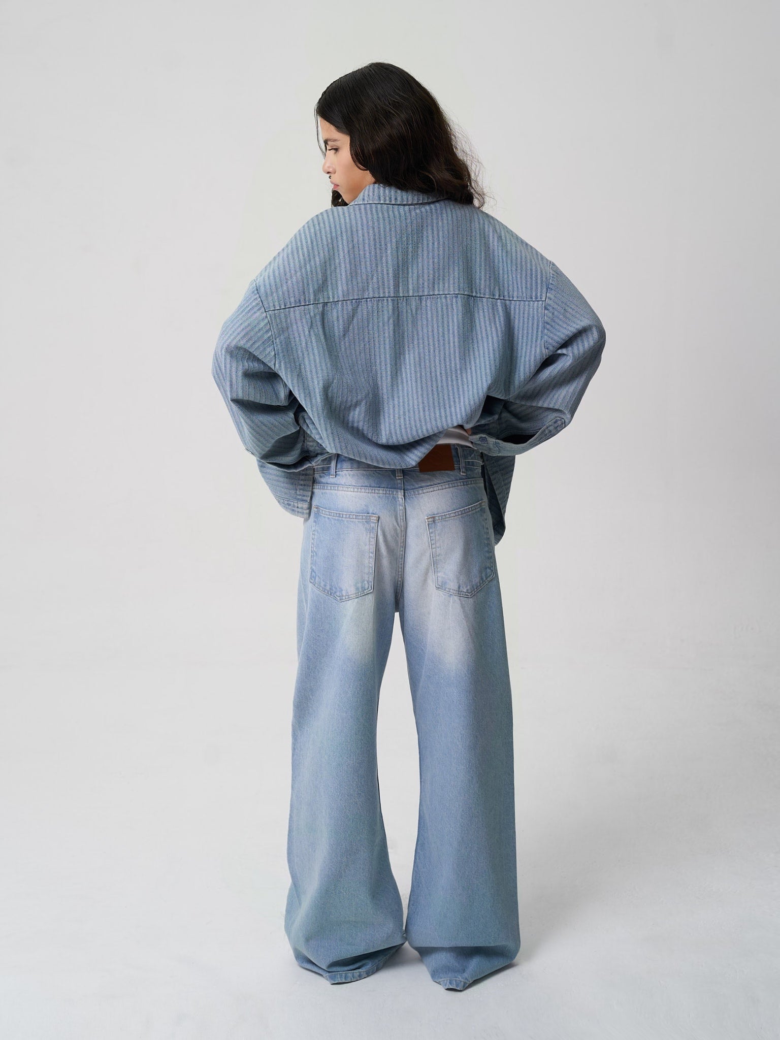 Flare Jeans Light Blue | High Rise | ATTODE