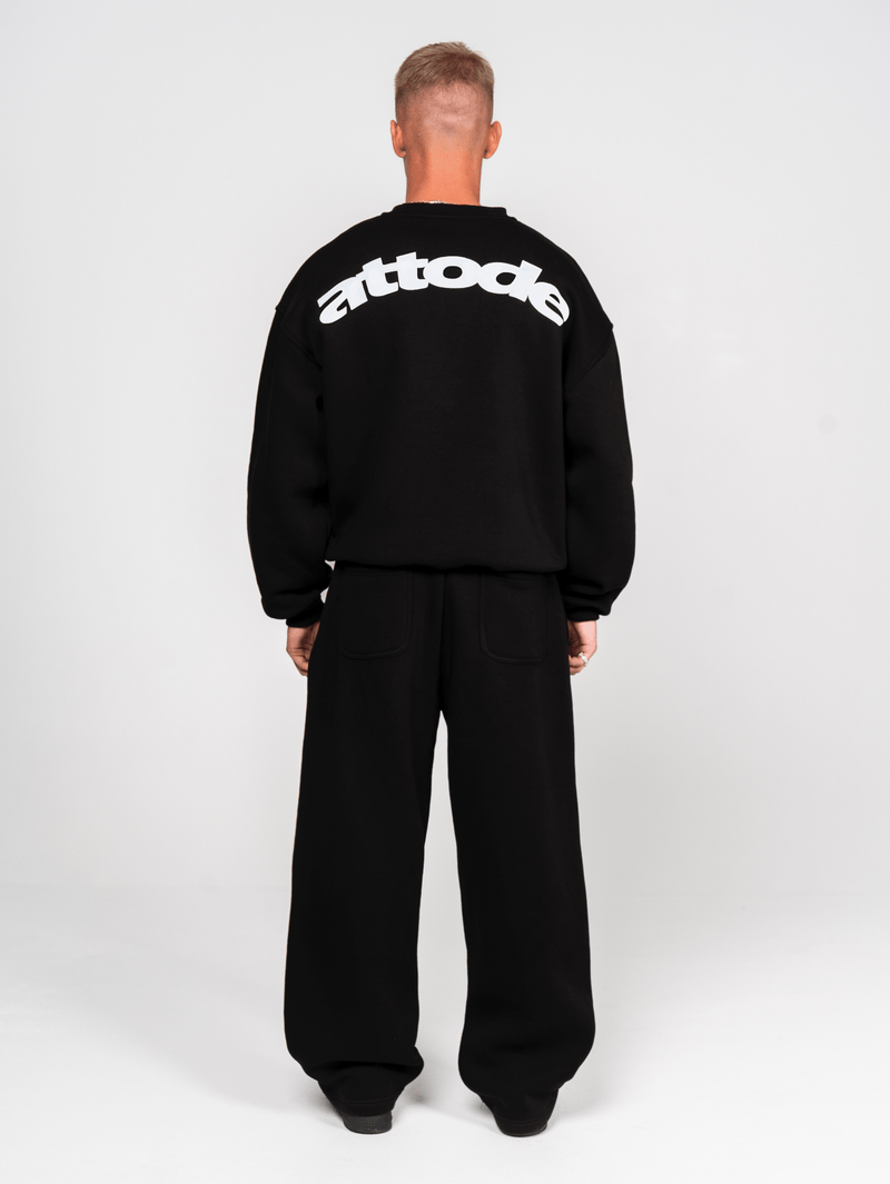 Fluff Sweatshirt Black - ATTODE