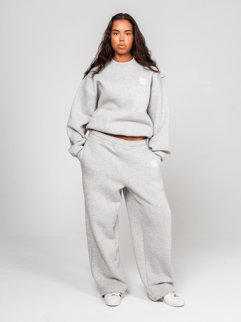 Fluff Sweatshirt Grey Marl - ATTODE