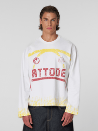 Gradient Long Sleeve White