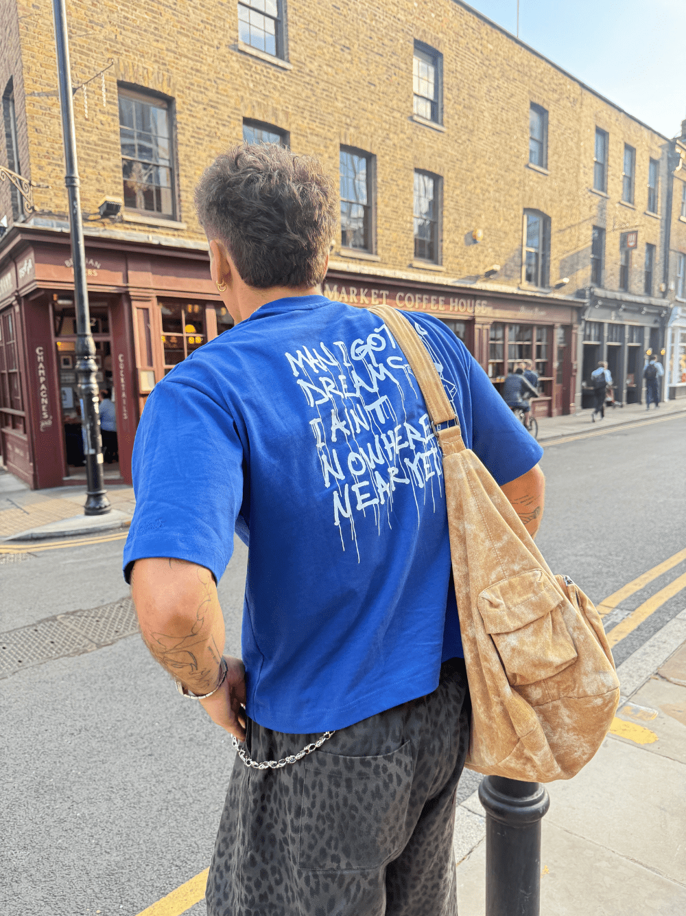 Grafitti T-shirt Blue - ATTODE