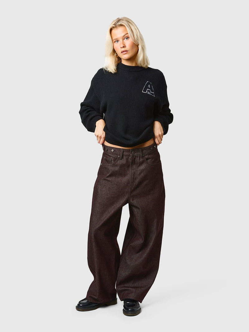 Knit Jumper Black - ATTODE