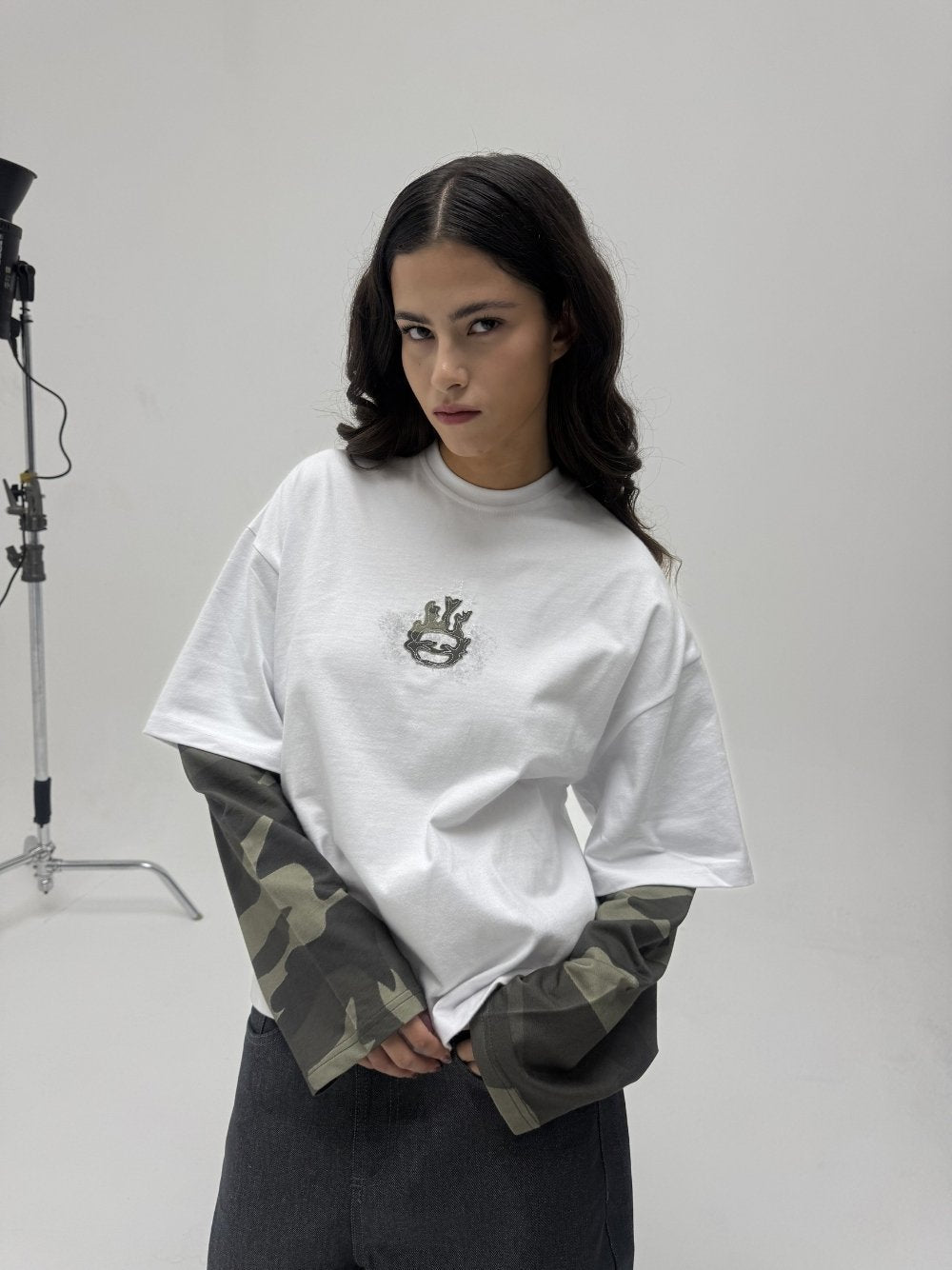 Layered Long Sleeve Camo - ATTODE