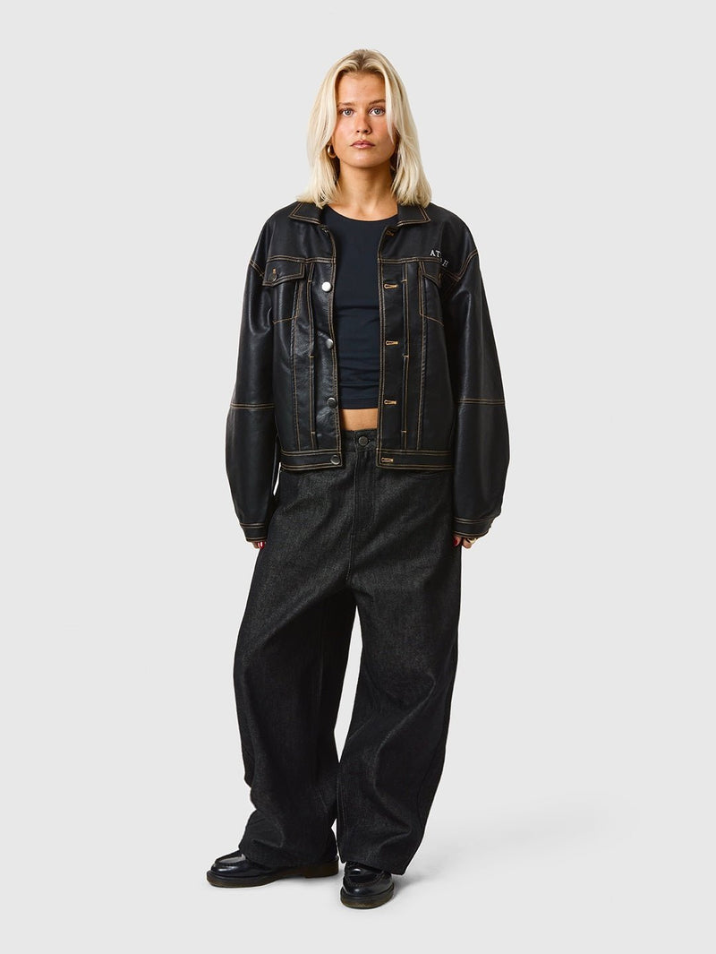 Leather Jacket Black - ATTODE