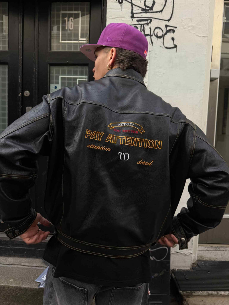 Leather Jacket Black - ATTODE