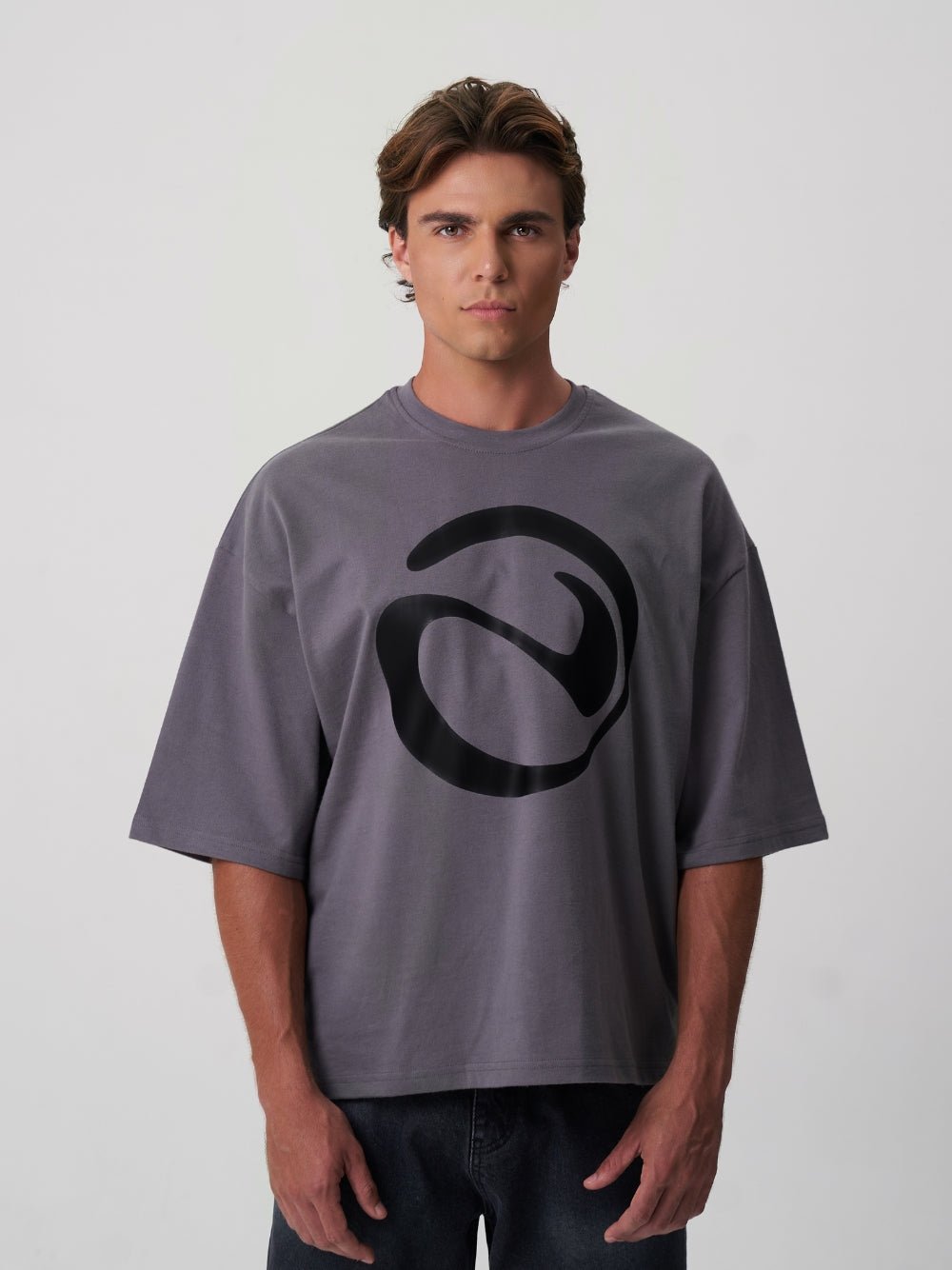 Logo T-shirt Dark Grey - ATTODE