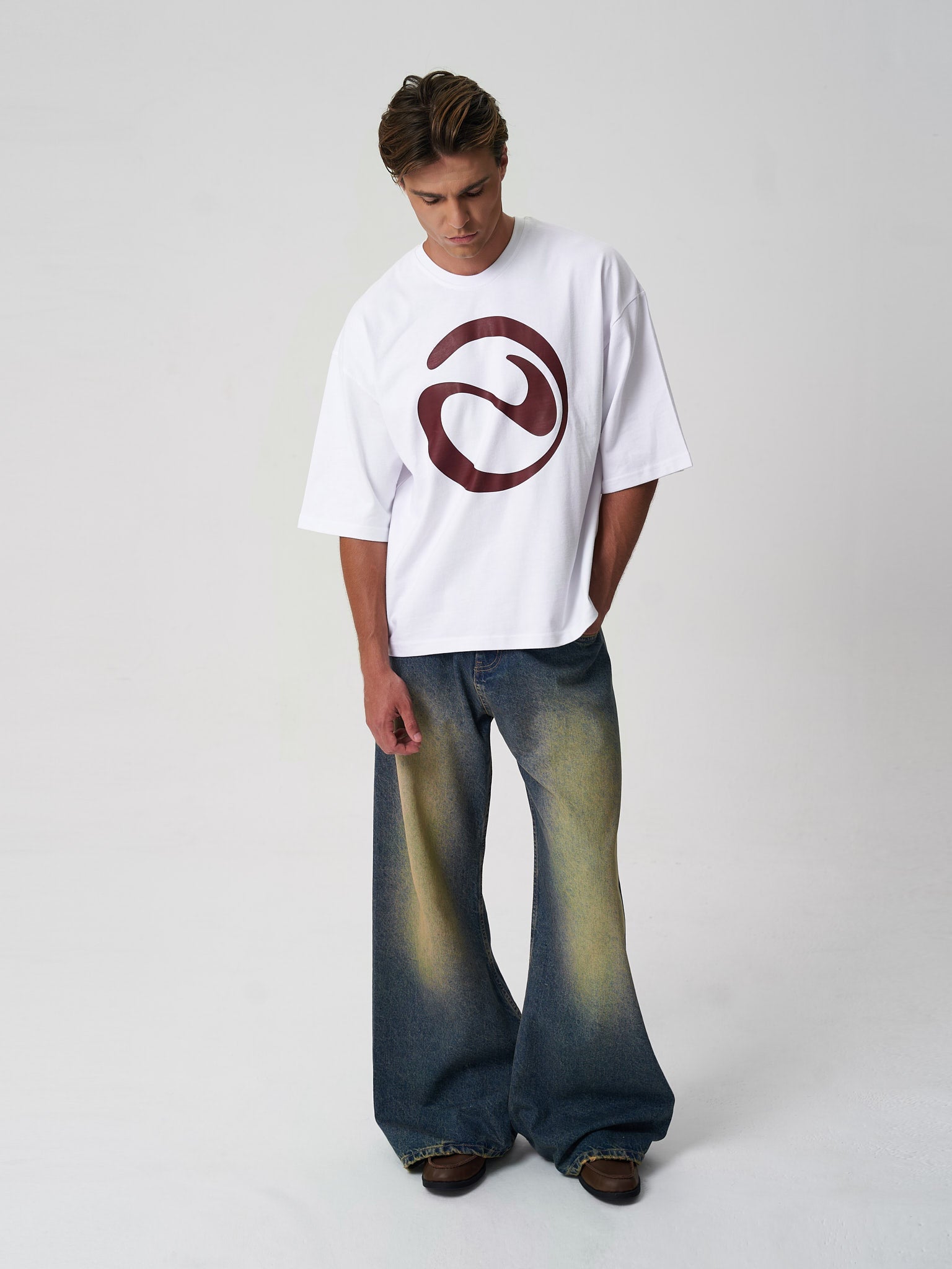 Logo T-shirt White - ATTODE