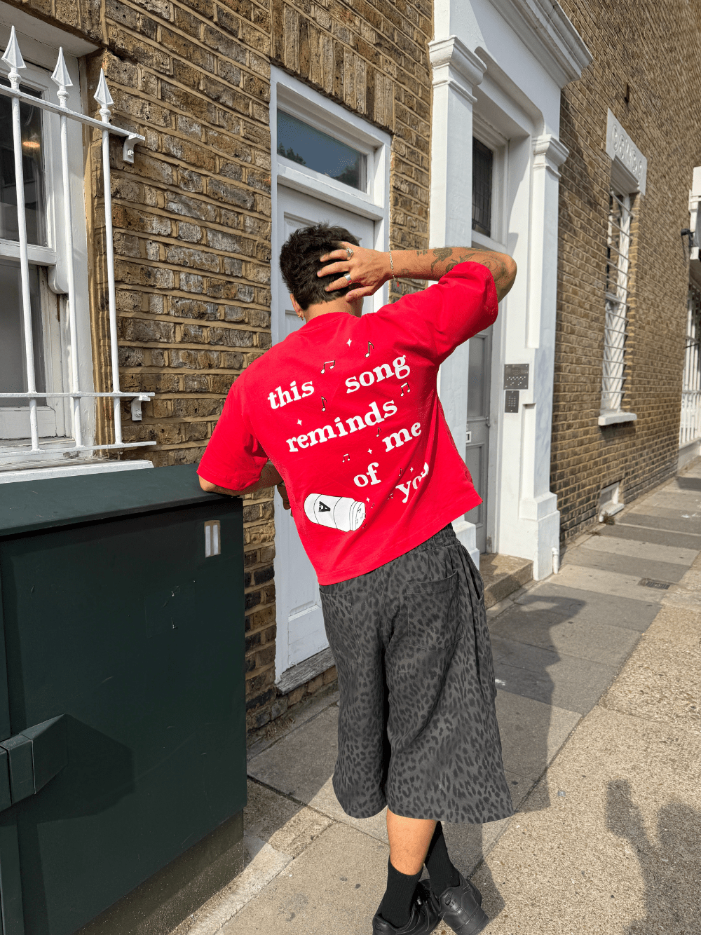 Notes T-shirt Red - ATTODE
