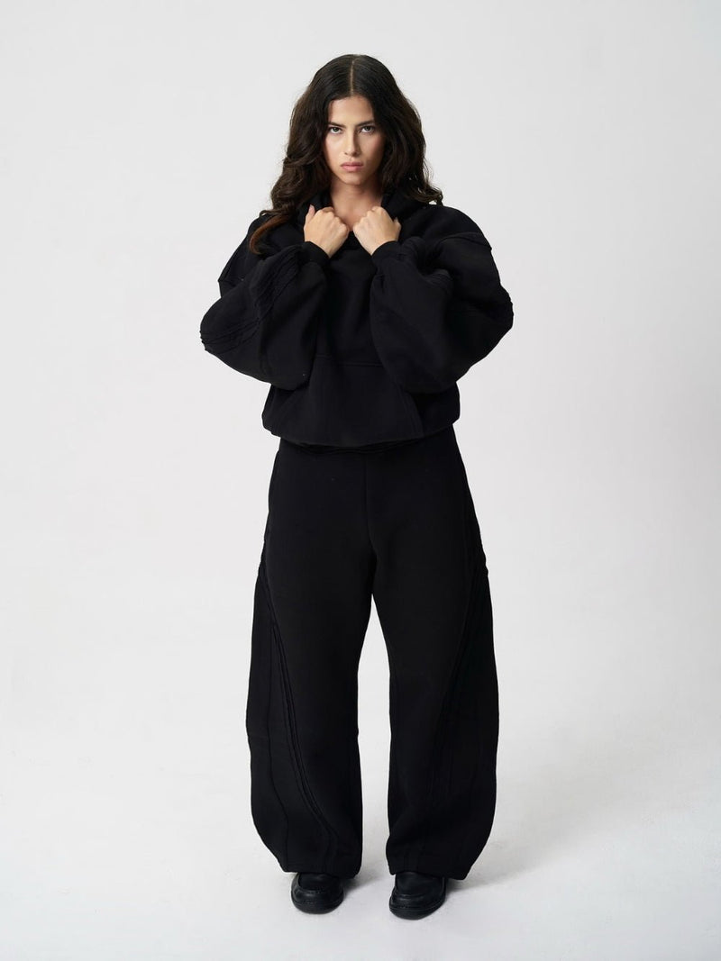 Rail Hoodie Black - ATTODE