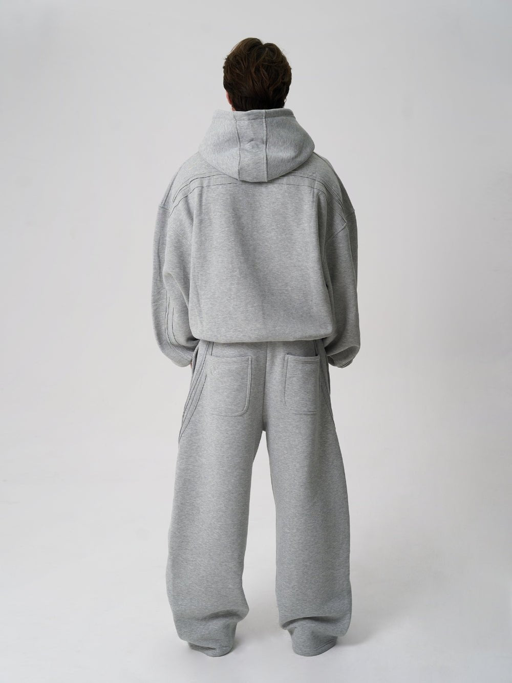 Rail Hoodie Grey Marl - ATTODE