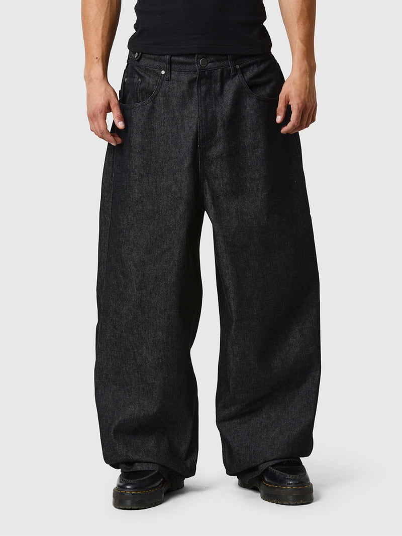 Raw Denim Jeans Charcoal - ATTODE