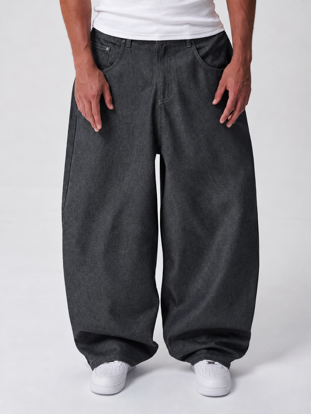 Raw Denim Jeans Grey - ATTODE