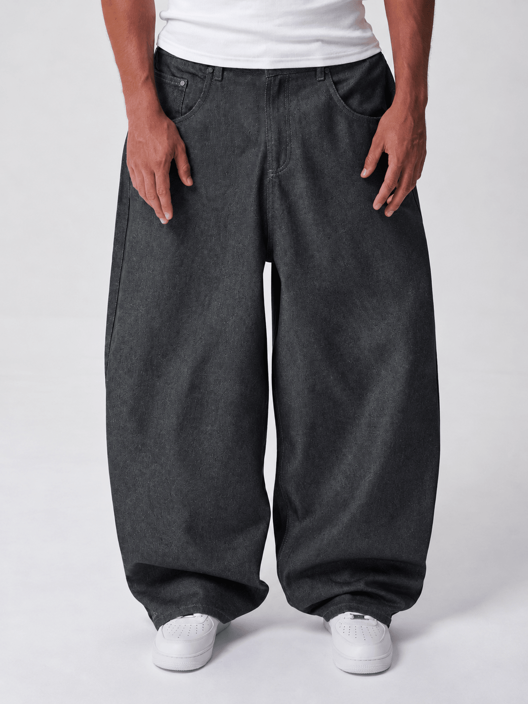 Raw Denim Jeans Grey - ATTODE