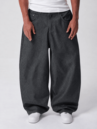 Raw Denim Jeans Grey