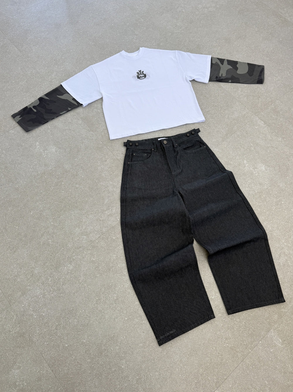 Raw Denim Jeans Grey - ATTODE