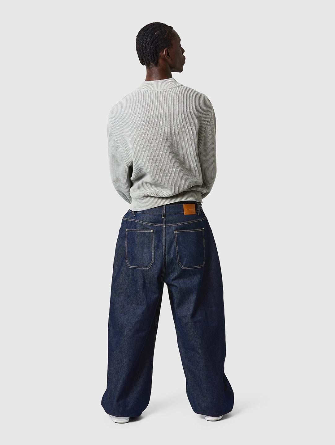 Raw Denim Jeans Indigo Blue - ATTODE