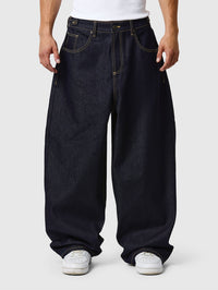 Raw Denim Jeans Navy