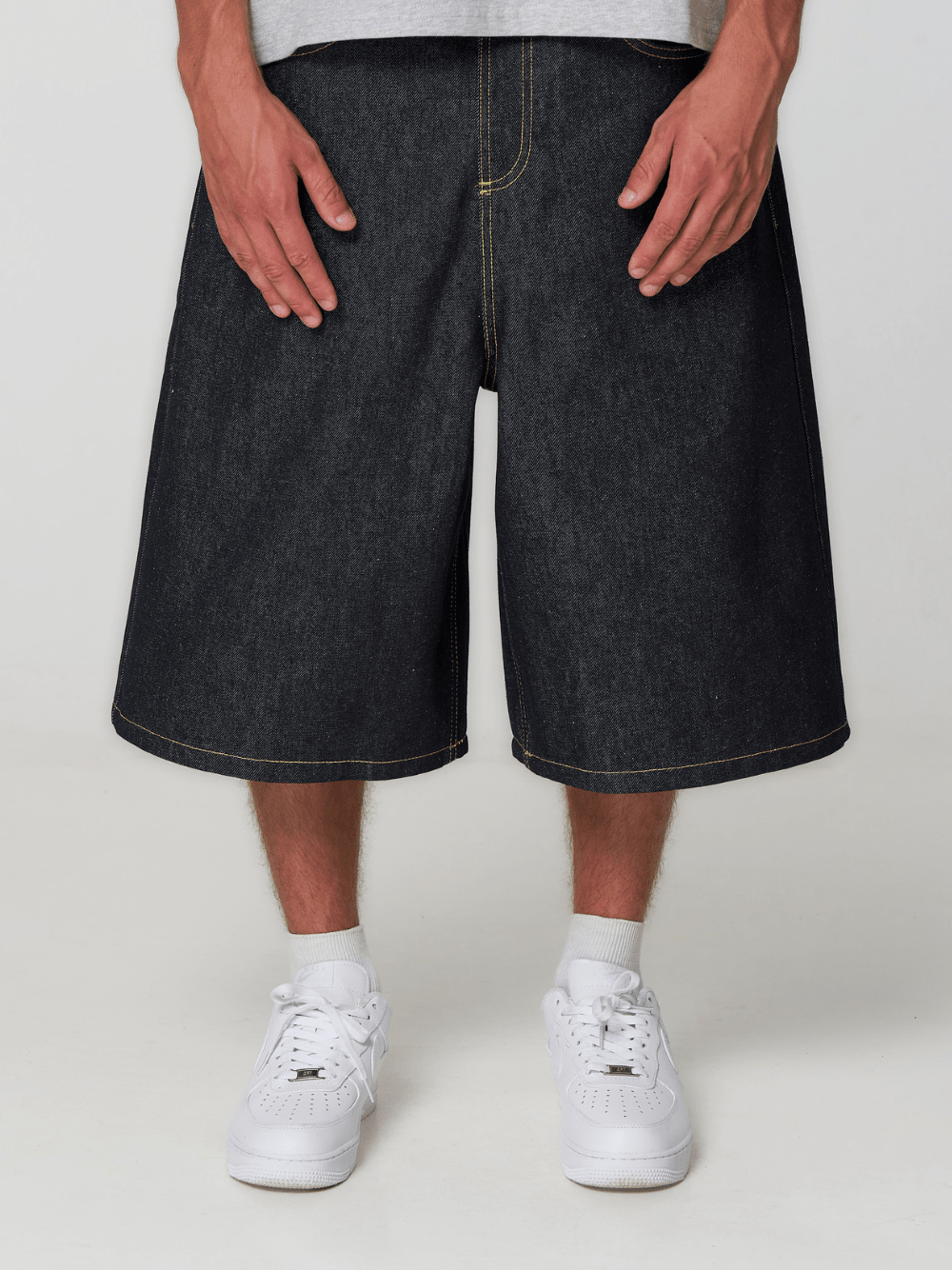 Raw Denim Shorts Navy - ATTODE