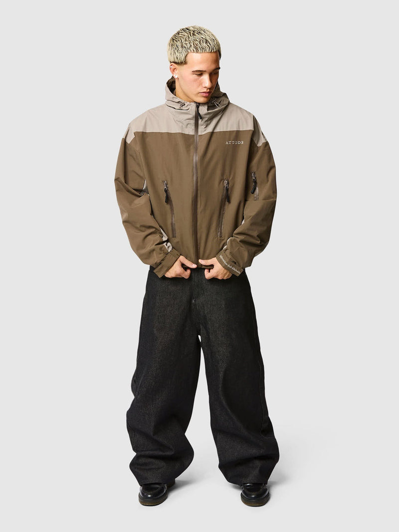 Windbreaker Brown/Sand - ATTODE