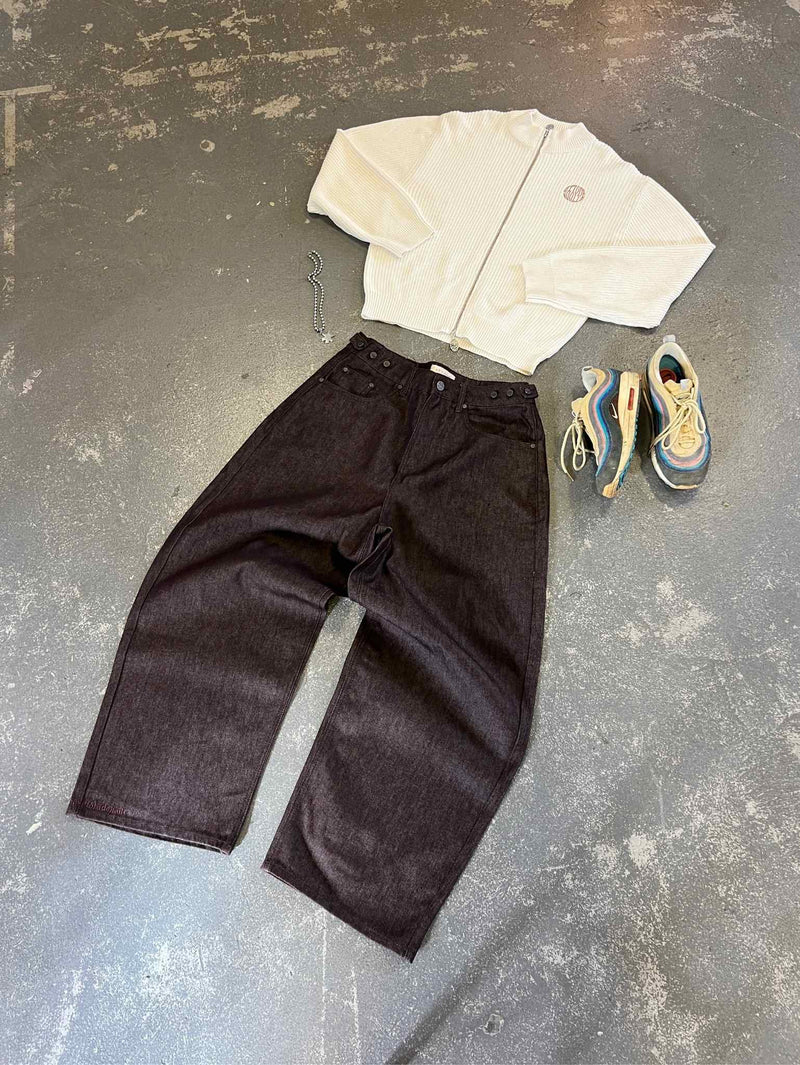 Zip Knit Bone White - ATTODE