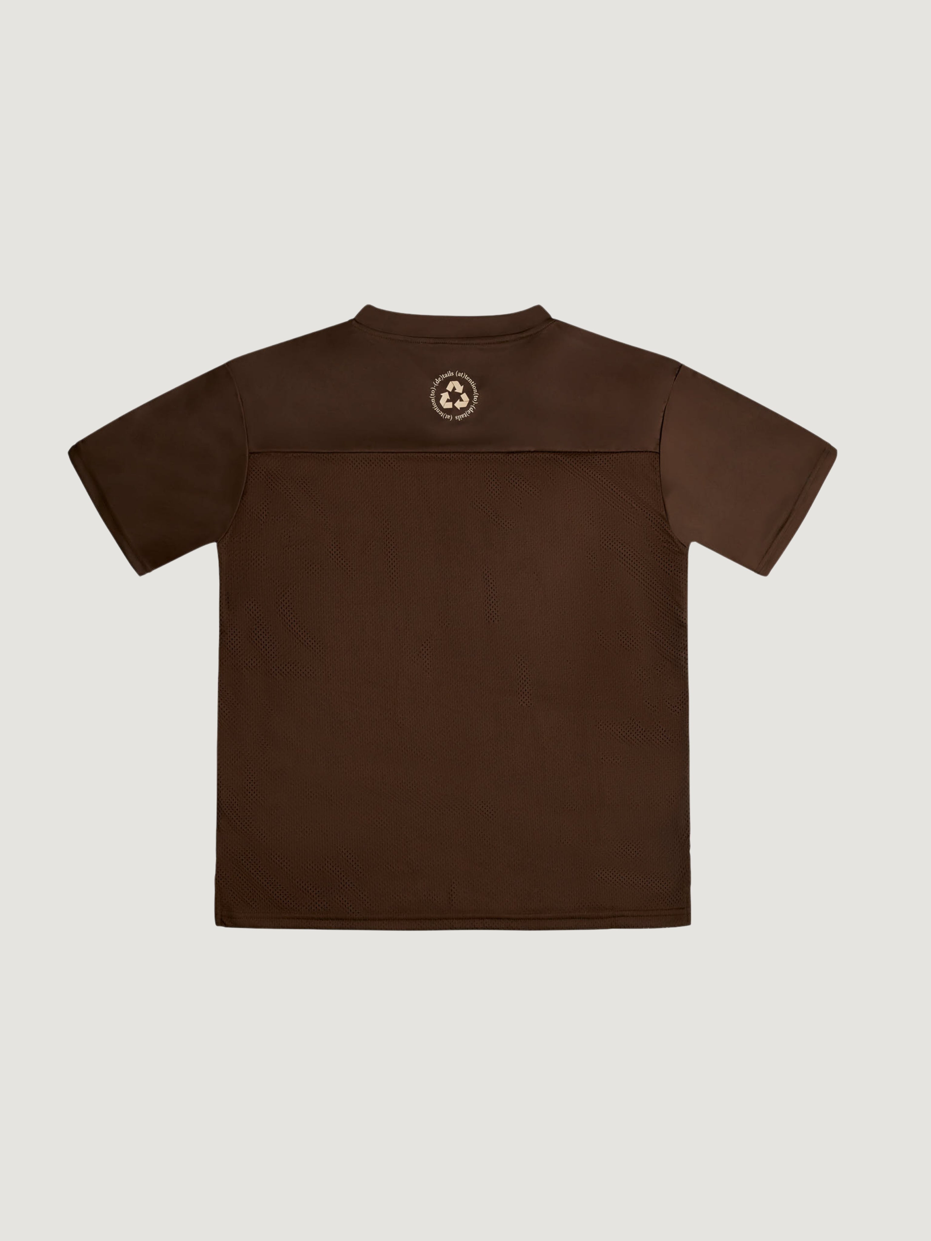 BOXY SPORTS T-SHIRT BROWN - ATTODE