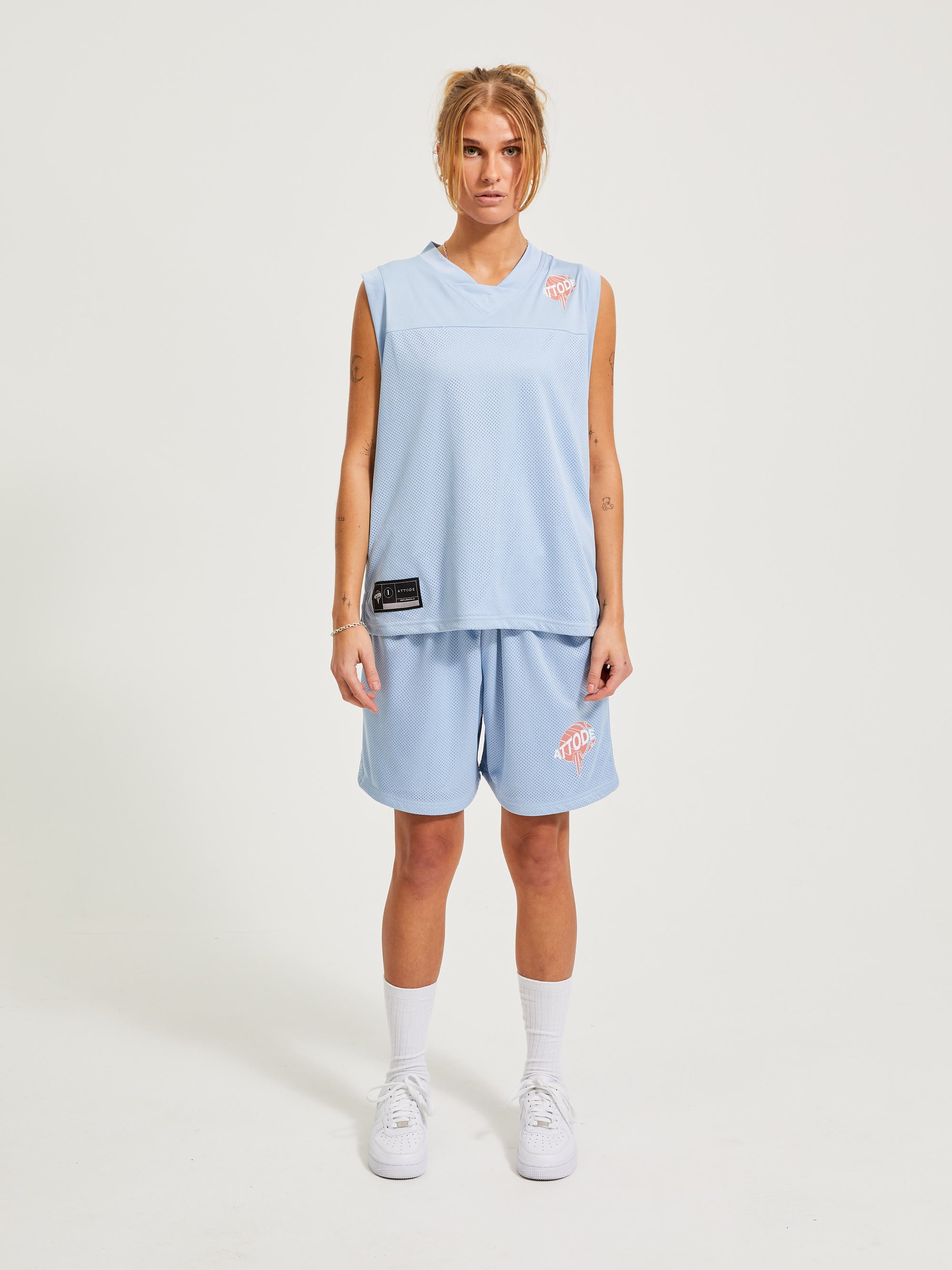 CASUAL SPORTS TANK TOP BABY BLUE - ATTODE