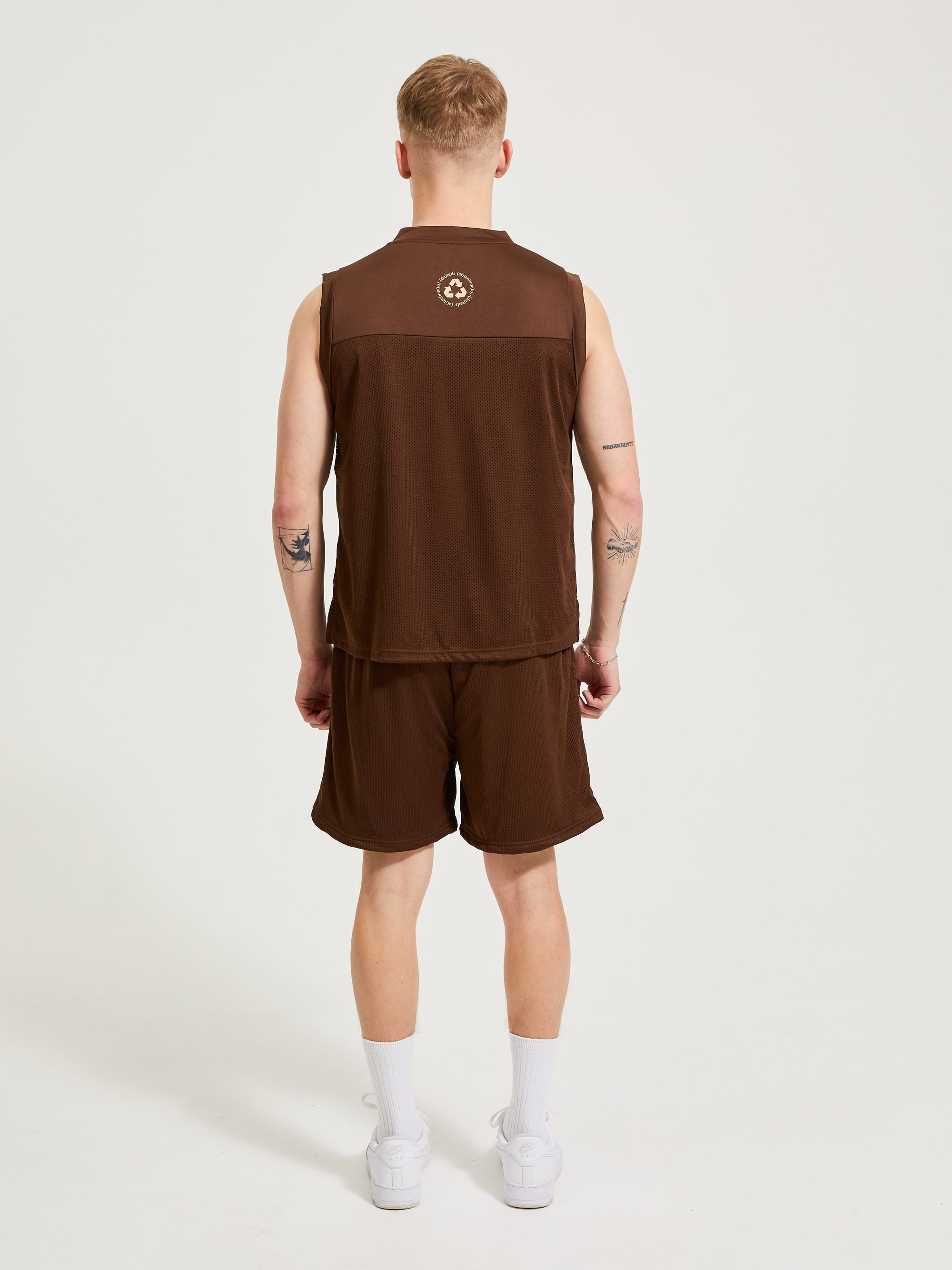 CASUAL SPORTS TANK TOP BROWN - ATTODE