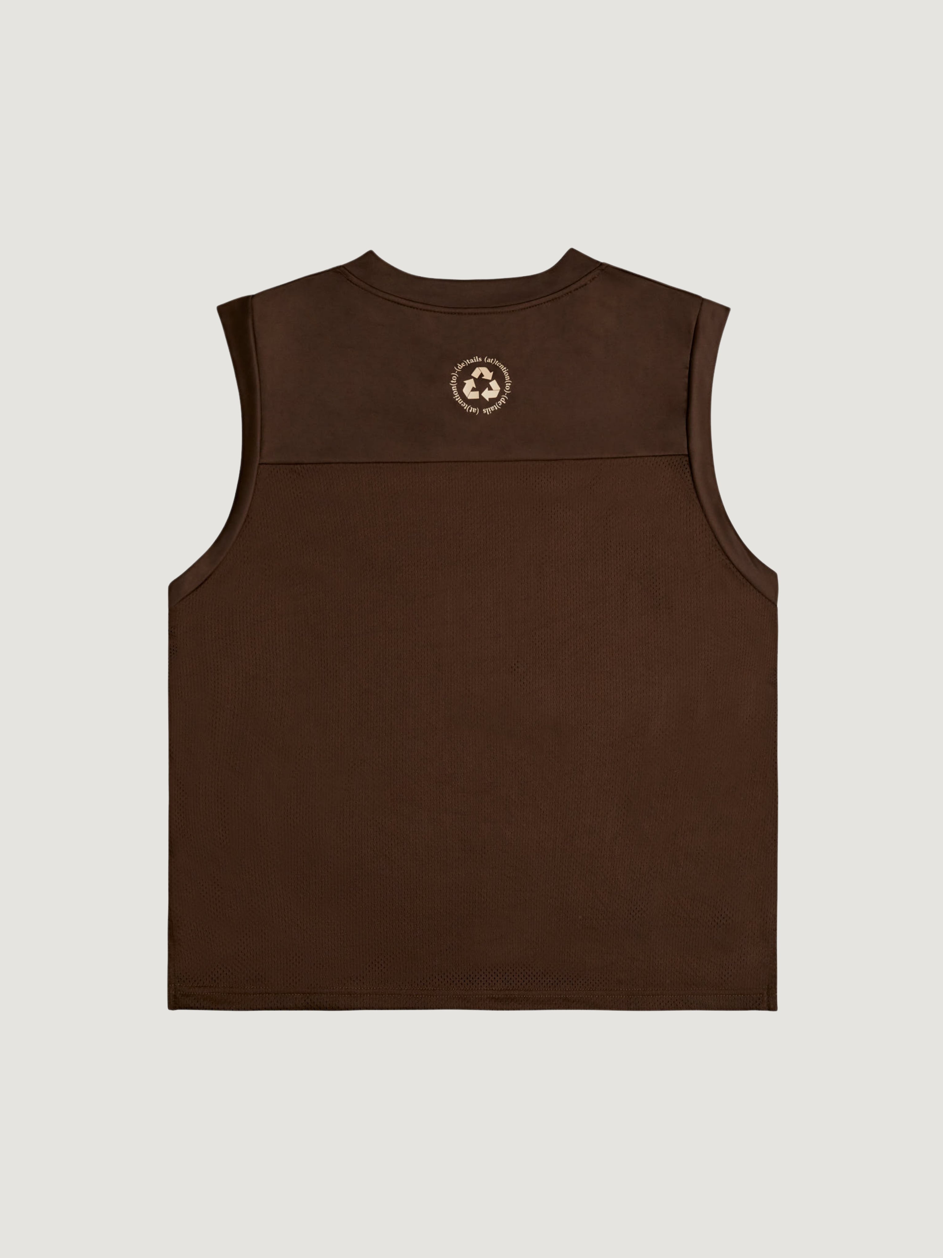 CASUAL SPORTS TANK TOP BROWN - ATTODE