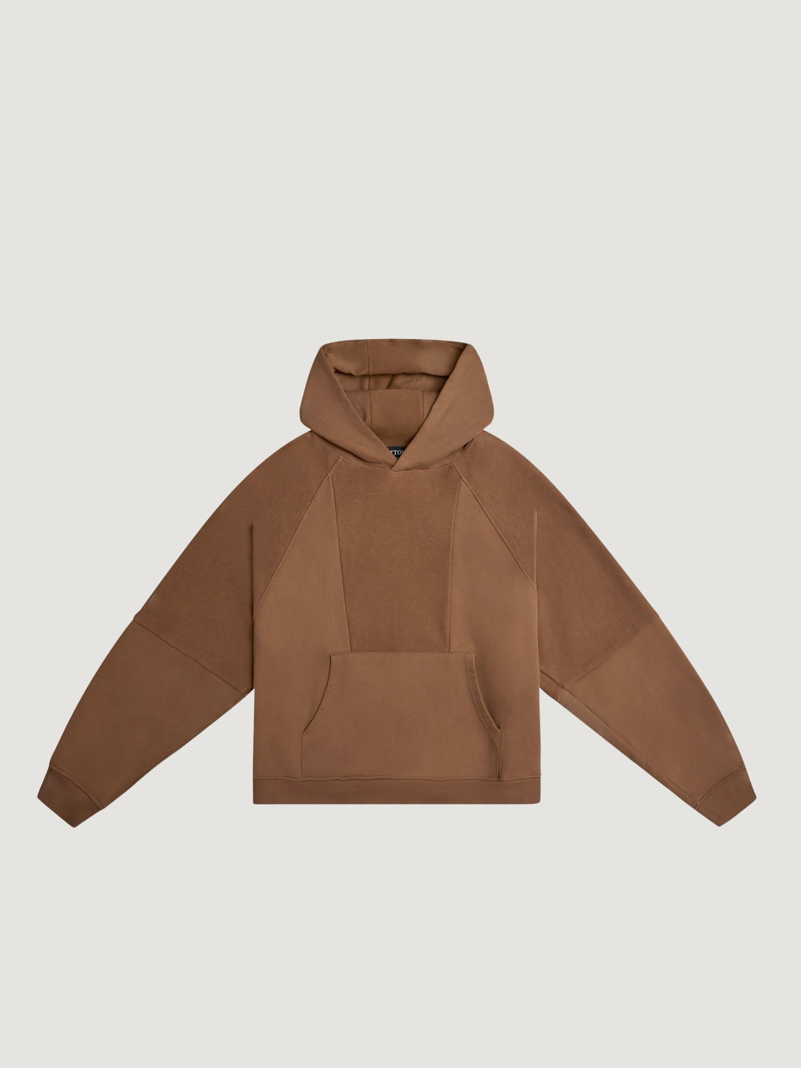 INSIDE OUT HOODIE BROWN - ATTODE