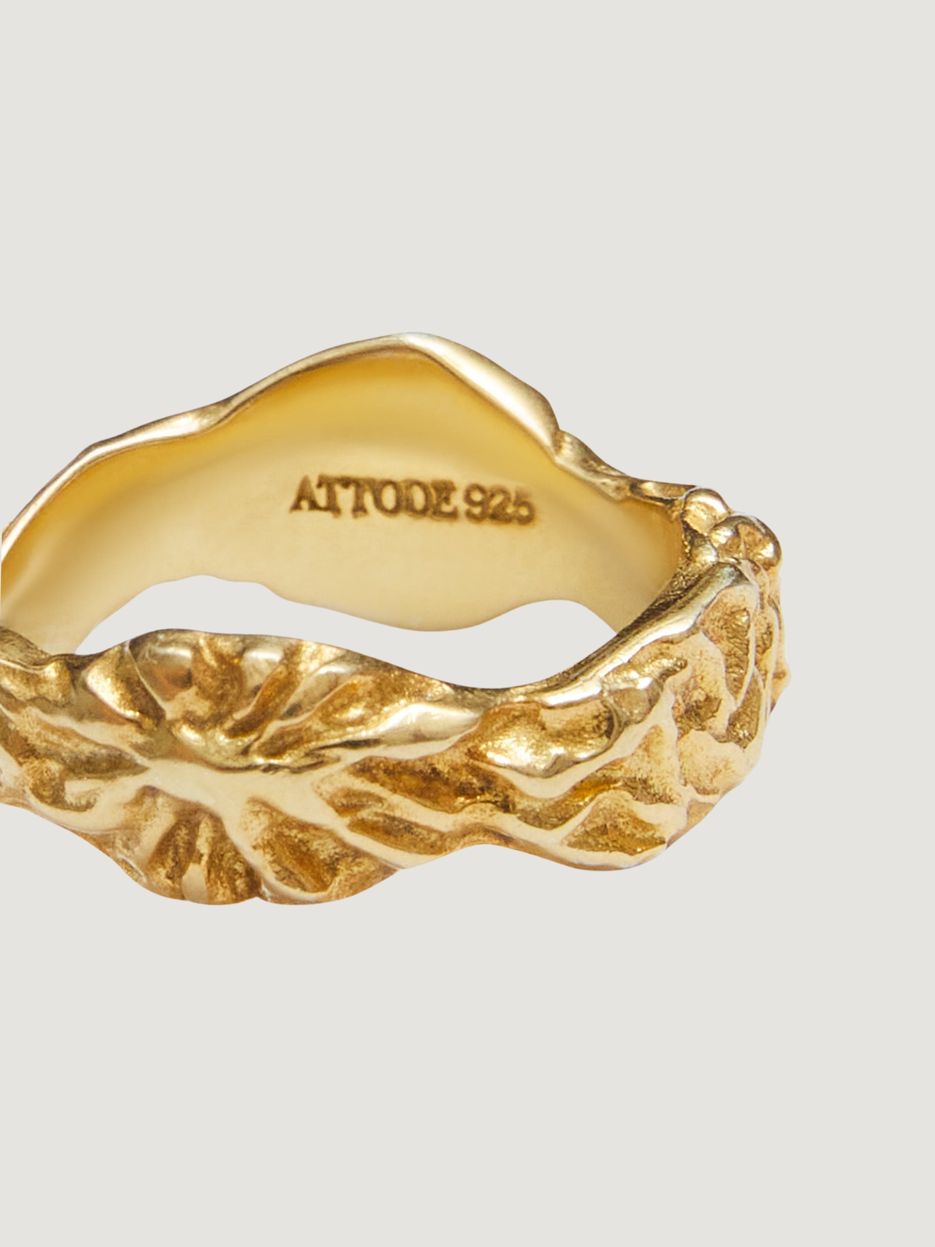LARGE EVERYDAY RING GOLD - ATTODE