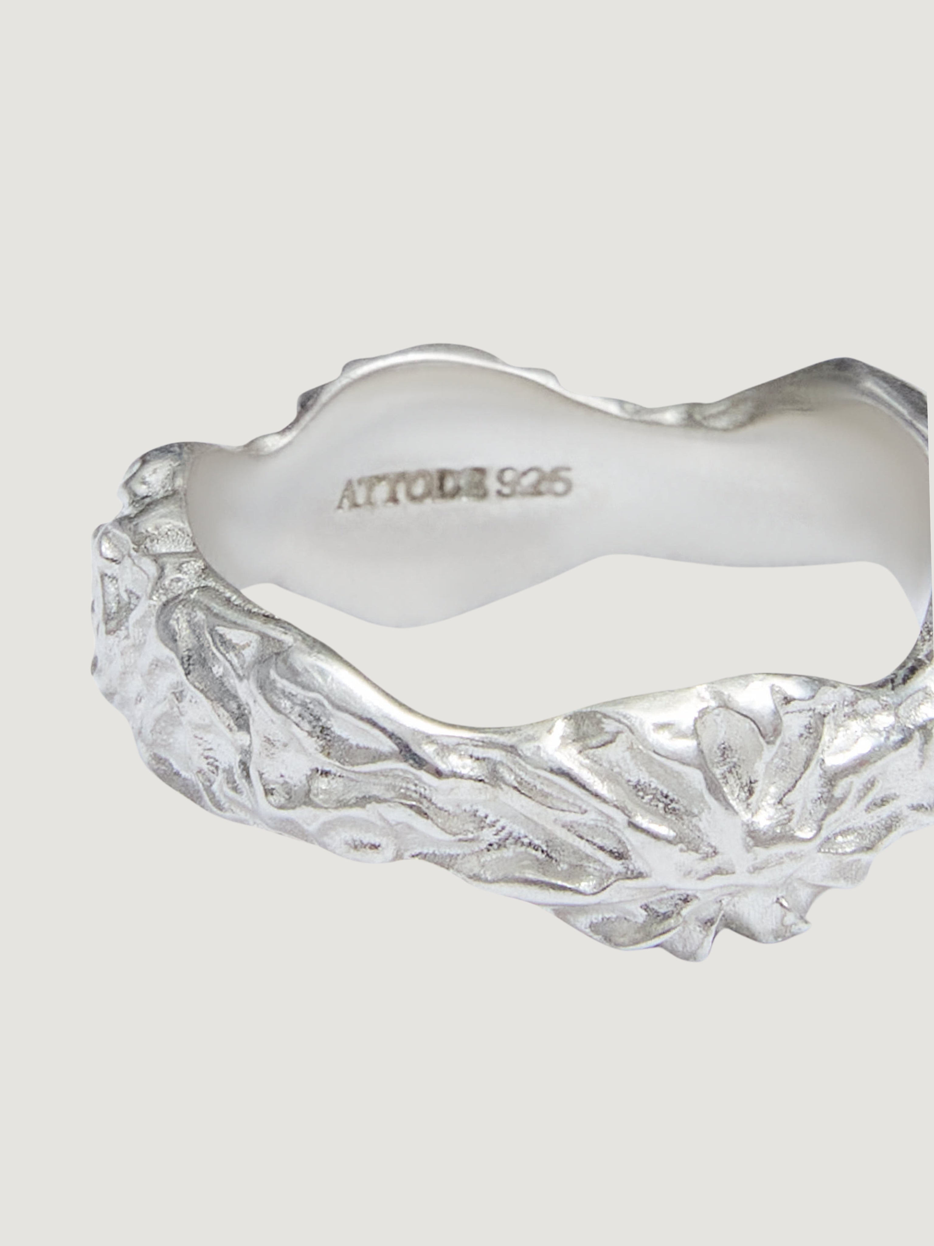 LARGE EVERYDAY RING SILVER - ATTODE